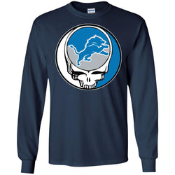 Detroit Lions Grateful Dead Steal Your Face Football Nfl Shirts Men Long Sleeve Shirt