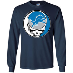 Detroit Lions Grateful Dead Steal Your Face Football Nfl Shirts Men Long Sleeve Shirt Men Long Sleeve Shirt - parenttees