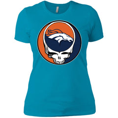 Denver Broncos Grateful Dead Steal Your Face Football Nfl Shirts Women Cotton T-Shirt Women Cotton T-Shirt - parenttees