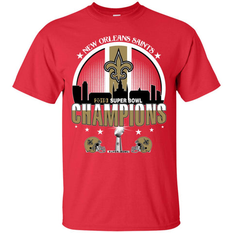 Nfl – New Orleans Saints 2019 Super Bowl Champions Football Men Cotton T-Shirt