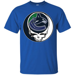 Vancouver Canucks Grateful Dead Steal Your Face Hockey Nhl Shirts Men Cotton T-Shirt Men Cotton T-Shirt - parenttees