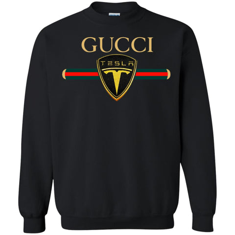 Gucci Tesla T-shirt Crewneck Pullover Sweatshirt Black / S Crewneck Pullover Sweatshirt - parenttees