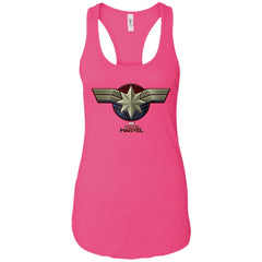 Marvel Captain Marvel Movie Chest Symbol Women Tank Top Women Tank Top - parenttees