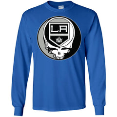 Los Angeles Kings Grateful Dead Steal Your Face Hockey Nhl Shirts Men Long Sleeve Shirt Men Long Sleeve Shirt - parenttees