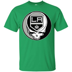 Los Angeles Kings Grateful Dead Steal Your Face Hockey Nhl Shirts Men Cotton T-Shirt Men Cotton T-Shirt - parenttees