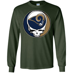 Los Angeles Rams Grateful Dead Steal Your Face Football Nfl Shirts Men Long Sleeve Shirt Men Long Sleeve Shirt - parenttees