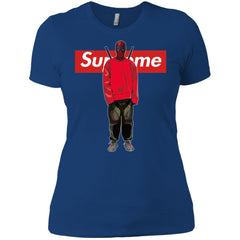 Supreme Deadpool Hiphop T-shirt Women Cotton T-Shirt Women Cotton T-Shirt - parenttees