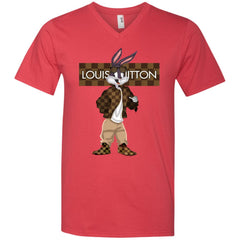 Louis Vuitton Rabbit Beauty T-shirt Men V-Neck T-Shirt Men V-Neck T-Shirt - parenttees