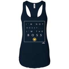 Captain Marvel Not Bossy I'm The Boss Women Tank Top Women Tank Top - parenttees