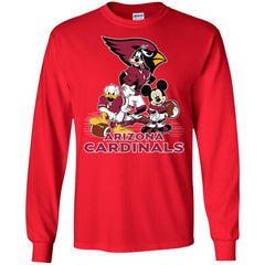 Mickey Mouse Arizona Cardinals American Football Nfl Sports Shirt Men Long Sleeve Shirt Men Long Sleeve Shirt - parenttees