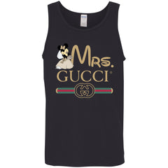 Mrs Minnie Gucci Couple Disney Shirt Valentine's Day T-shirt Men Cotton Tank Men Cotton Tank - parenttees
