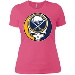 Buffalo Sabres Grateful Dead Steal Your Face Hockey Nhl Shirts Women Cotton T-Shirt Women Cotton T-Shirt - parenttees