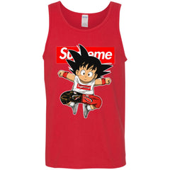 Supreme Dragon Ball Goku T-shirt Men Cotton Tank Men Cotton Tank - parenttees