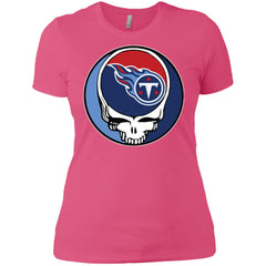 Tennessee Titans Grateful Dead Steal Your Face Football Nfl Shirts Women Cotton T-Shirt Women Cotton T-Shirt - parenttees