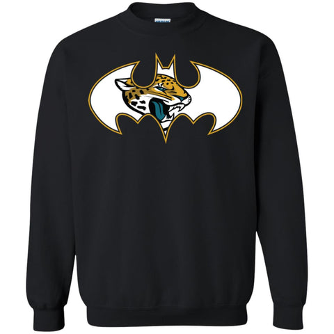 We Are The Jacksonville Jaguars Batman Nfl Mashup Crewneck Pullover Sweatshirt Black / S Crewneck Pullover Sweatshirt - parenttees