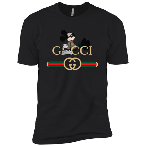 Gucci Mickey T-shirt Men Short Sleeve T-Shirt Black / X-Small Men Short Sleeve T-Shirt - parenttees