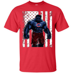 Giants Hulk Chicago Cubs T-shirt Flag Men Cotton T-Shirt Men Cotton T-Shirt - parenttees