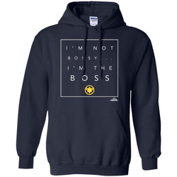 Captain Marvel Not Bossy I'm The Boss Pullover Hoodie Sweatshirt