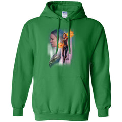 Captain Marvel Flying Space Portrait Pullover Hoodie Sweatshirt Pullover Hoodie Sweatshirt - parenttees