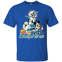 Mickey Mouse Miami Dolphins American Football Nfl Sports Shirt Men Cotton T-Shirt Men Cotton T-Shirt - parenttees