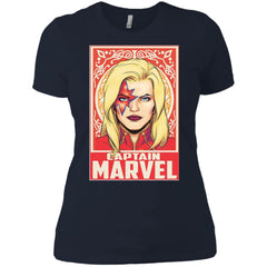 Captain Marvel Ornament Women Cotton T-Shirt Women Cotton T-Shirt - parenttees