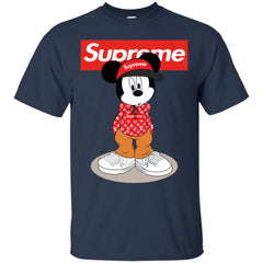 Supreme Mickey Mouse T-shirt Men Cotton T-Shirt Men Cotton T-Shirt - parenttees