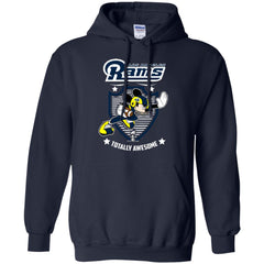 Nfl – Los Angeles Rams Totally Awesome Mickey Mouse Super Bowl 2019 Football Pullover Hoodie Sweatshirt Pullover Hoodie Sweatshirt - parenttees