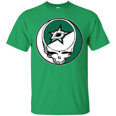 Dallas Stars Grateful Dead Steal Your Face Hockey Nhl Shirts Men Cotton T-Shirt Men Cotton T-Shirt - parenttees