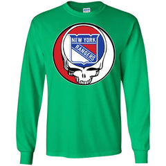 New York Rangers Grateful Dead Steal Your Face Hockey Nhl Shirts Men Long Sleeve Shirt Men Long Sleeve Shirt - parenttees