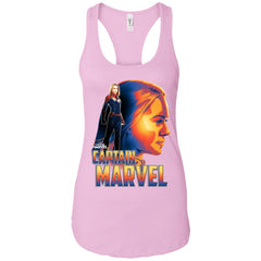 Captain Marvel Bold Sunset Portrait Women Tank Top Women Tank Top - parenttees