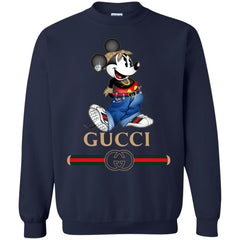 Gucci T-shirt Mouse Mickey Cartoon T-shirt Crewneck Pullover Sweatshirt Crewneck Pullover Sweatshirt - parenttees