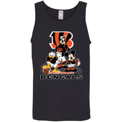 Mickey Mouse Cincinnati Bengals American Football Nfl Sports Shirt Men Cotton Tank