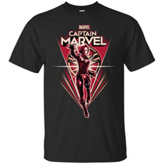 Marvel Captain Marvel Retro Style Flight Men Cotton T-Shirt Men Cotton T-Shirt - parenttees