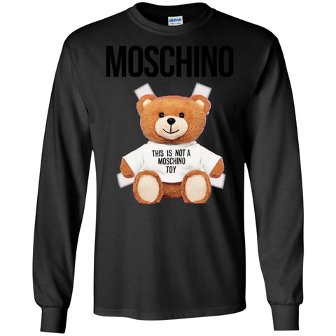 Moschino T-shirt Men Long Sleeve Shirt Black / S Men Long Sleeve Shirt - parenttees