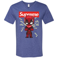 Supreme Deadpool Funny T-shirt Men V-Neck T-Shirt Men V-Neck T-Shirt - parenttees