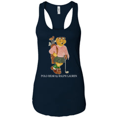 Polo Bear Ralph Lauren T-shirt Women Tank Top Women Tank Top - parenttees