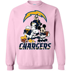 Mickey Mouse Los Angeles Chargers American Football Nfl Sports Shirt Crewneck Pullover Sweatshirt Crewneck Pullover Sweatshirt - parenttees