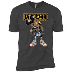 Versace Mickey Mouse Cartoon T-shirt Men Short Sleeve T-Shirt Men Short Sleeve T-Shirt - parenttees