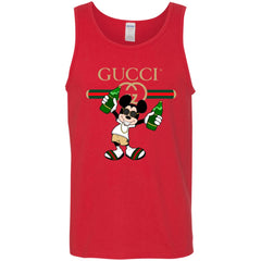 Gucci Mickey Mouse Top Trending T-shirt Men Cotton Tank Men Cotton Tank - parenttees