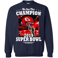 Nfl – Kansas City Chiefs We Are The Champion 2019 Super Bowl Football Crewneck Pullover Sweatshirt Crewneck Pullover Sweatshirt - parenttees