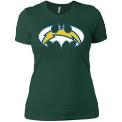 We Are The Los Angeles Chargers Batman Nfl Mashup Women Cotton T-Shirt Women Cotton T-Shirt - parenttees