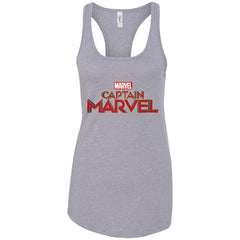 Marvel Captain Marvel Movie Logo Red Women Tank Top Women Tank Top - parenttees