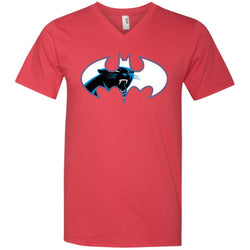 We Are The Carolina Panthers Batman Nfl Mashup Men V-Neck T-Shirt