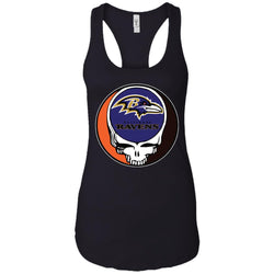 Baltimore Ravens Grateful Dead Steal Your Face Football Nfl Shirts Women Tank Top