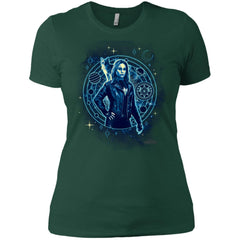 Captain Marvel Goose Geometric Circle Space Women Cotton T-Shirt Women Cotton T-Shirt - parenttees