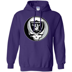 Oakland Raiders Grateful Dead Steal Your Face Football Nfl Shirts Pullover Hoodie Sweatshirt Pullover Hoodie Sweatshirt - parenttees