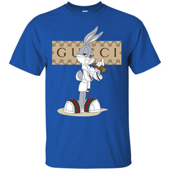 Gucci Rabbit Smoking Funny T-shirt Men Cotton T-Shirt Men Cotton T-Shirt - parenttees