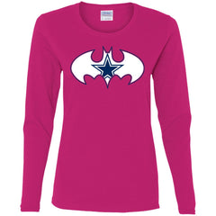 We Are The Dallas Cowboys Batman Nfl Mashup Women Long Sleeve Shirt Women Long Sleeve Shirt - parenttees