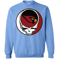 Arizona Cardinals Grateful Dead Steal Your Face Football Nfl Shirts Crewneck Pullover Sweatshirt Crewneck Pullover Sweatshirt - parenttees