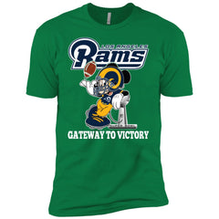 Los Angeles Rams Gateway To Victory Super Bowl 2019 Mickey Mouse Football Nfl Men Short Sleeve T-Shirt Men Short Sleeve T-Shirt - parenttees